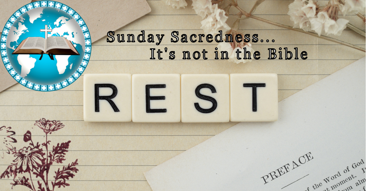 Scrabble Tiles spelling REST- Sunday in the New Testament- In this study we will take a close look at every text in the New Testament that mentions the First day of the week.