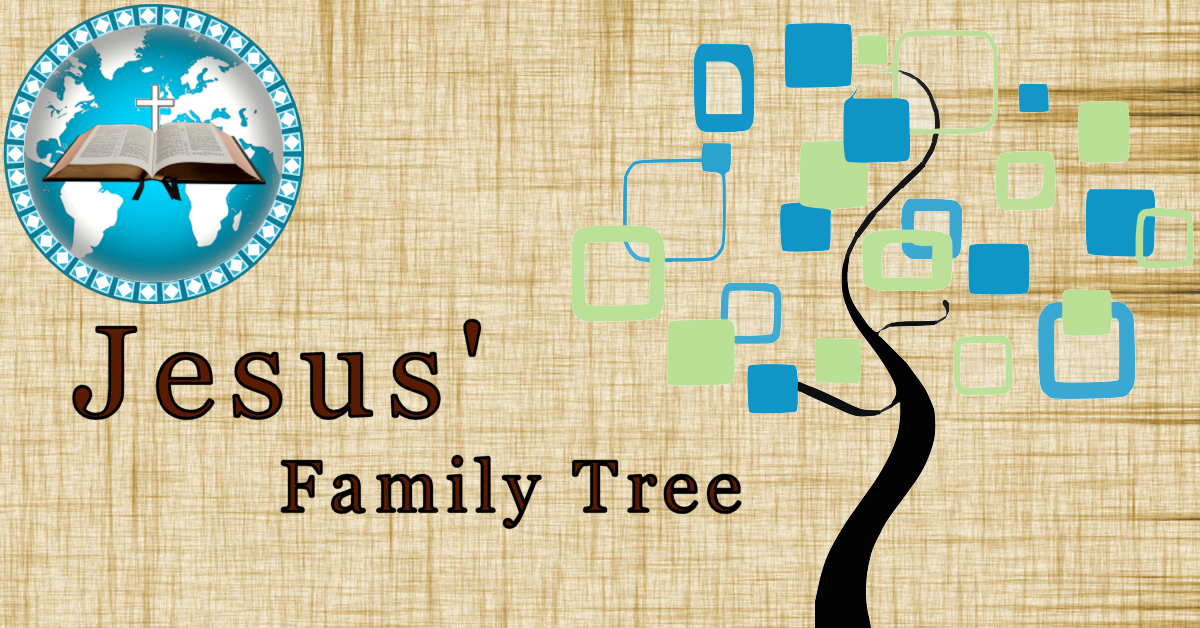 A stylized Family Tree on a Parchment Background - Jesus Family Tree